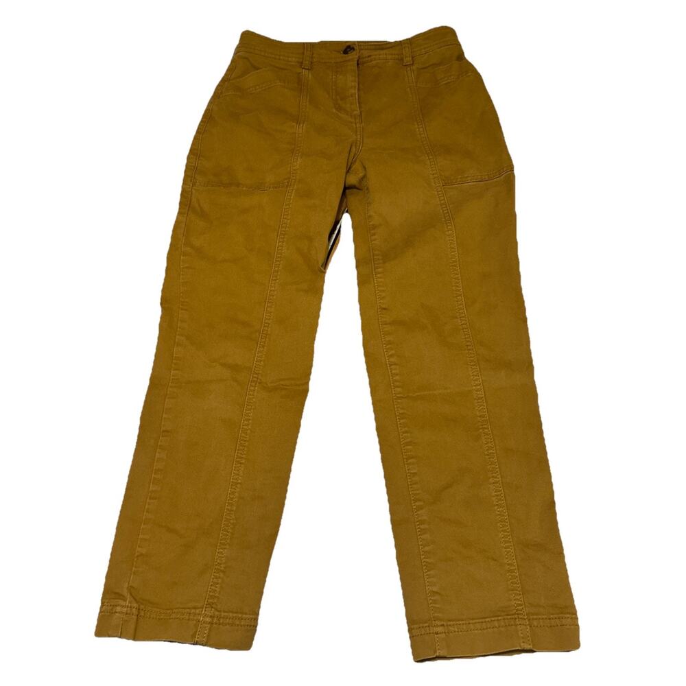 Boden Size 2P Mustard Yellow Cotton Pants NWOT London brand #2009